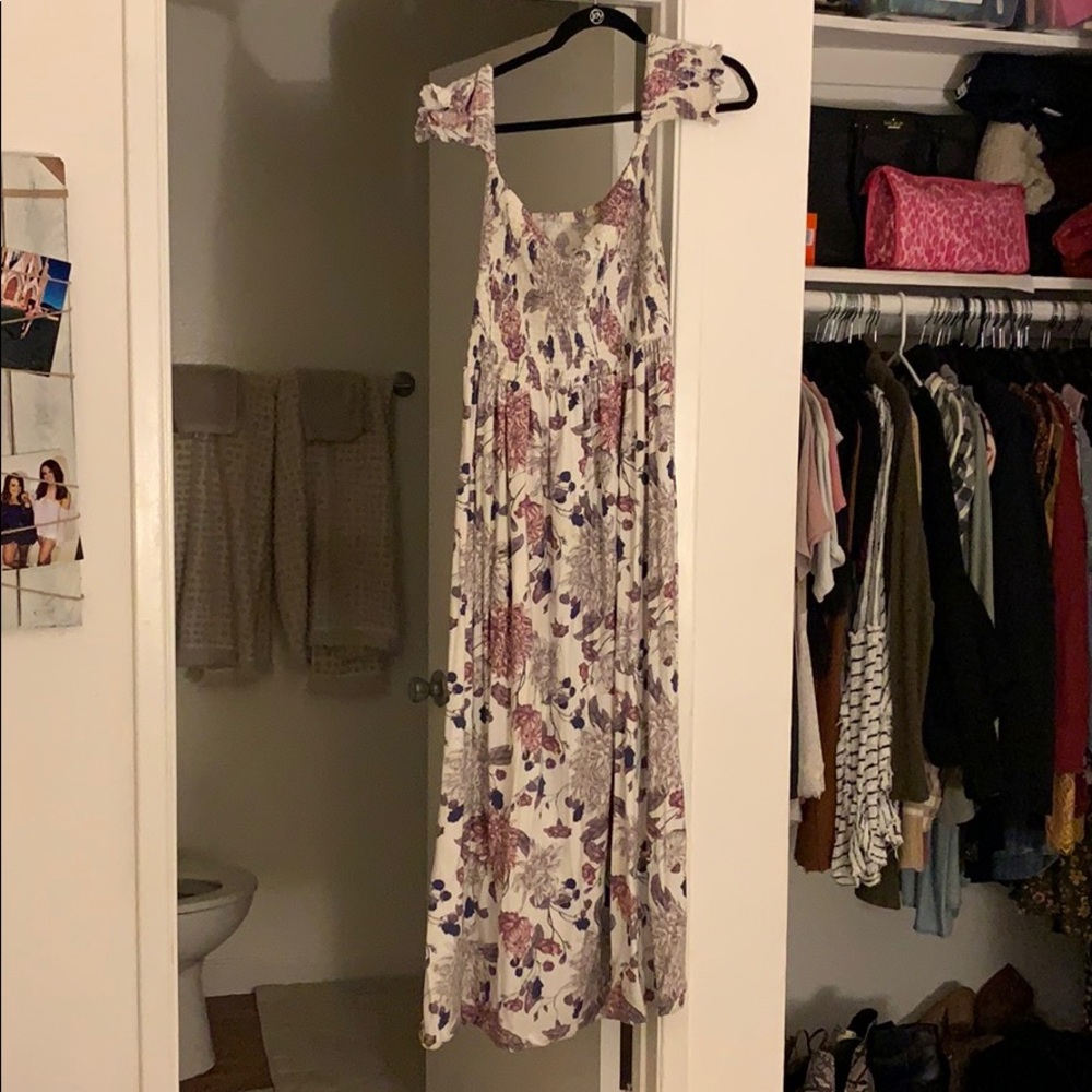 Off the shoulder maxi dress